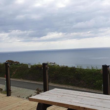 Sunset Sea View Chalet With Hot Tub Torpoint Buitenkant foto